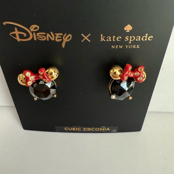 NWT Disney X Kate Spade New York Minnie Studs - Picture 5 of 8